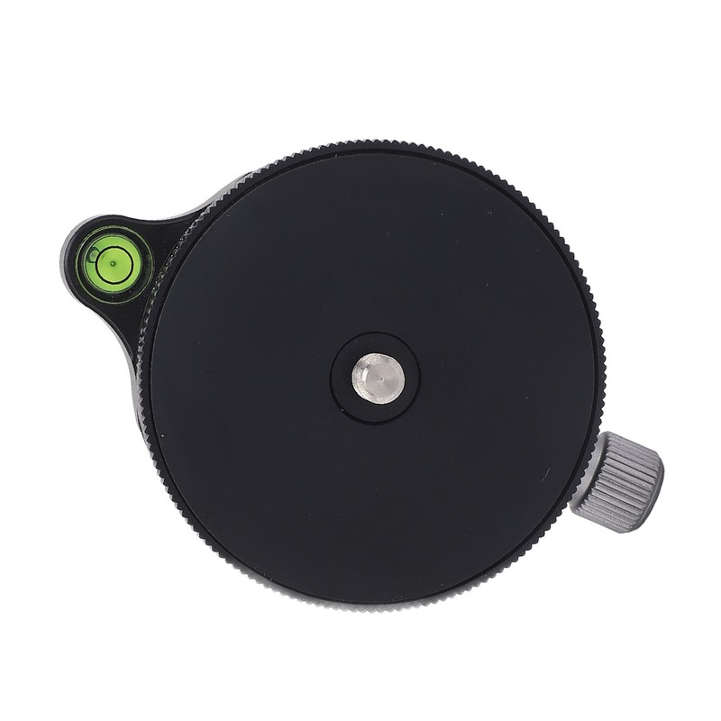 Camera Panoramic Panning Base with Level 60MM Aluminum Alloy CNC