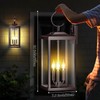Yolsunes 24" Extra Large Dusk to Dawn Outdoor Wall Light,