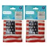 ArtCreativity American Flag Wrist Sweatbands, Set of 2, USA Flag