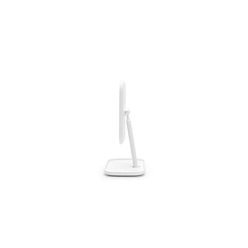 BRABANTIA | Espejo con Bandeja Ajustable | Blanco | 28.3