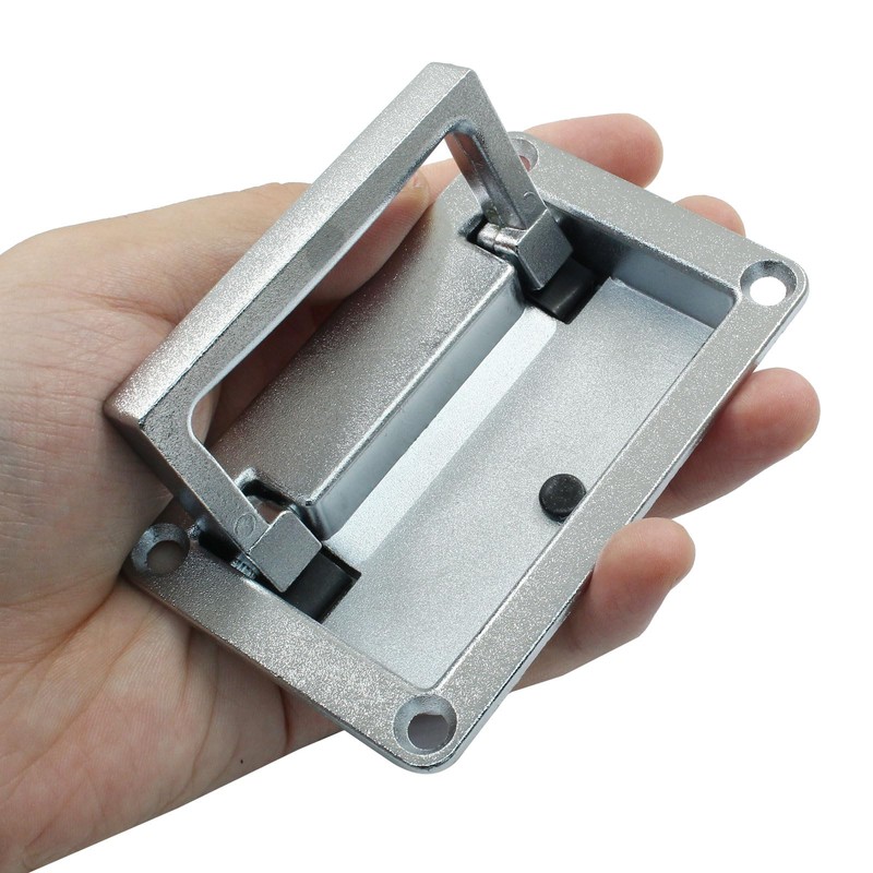 Zorfeter Silver Recessed Pull Handles with Mount Screws, Hatches Pull