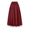 Mingyuezai Women's Renaissance Skirt Victorian Peasant Double-Layer Maxi Long Skirt(YMX2022020,L)