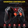 X3ワイヤレスゲーミングコントローラーAndroid用IOS携帯電話TVコンピューターCP VR、デュアル振動有線BTゲームリモートゲームパッドジョイスティック内蔵400mAh充電式バッテリー
