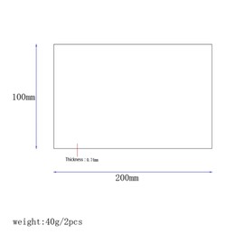 2pcs Inlay Material White Mother of Pearl Shell Blanks Sheet Rectangle Inlay Material for Guitar