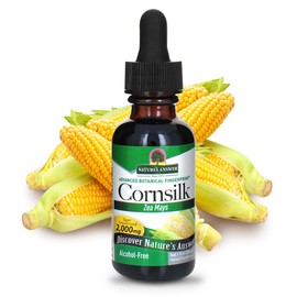 Nature's Answer Alcohol-Free Cornsilk 2000mg 1oz Extract | Urinary Tract Support | Natural Diuretic | Gluten-Free, Non-GMO, Vegan | Single Count