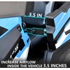 SAUTVS Door Latches for RZR, Rust-proof 3.5" Easy Latches Vent