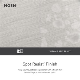 Moen 7425SRS Chateau One-Handle Low Arc Kitchen Faucet, Spot Resist Stainless