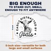Goat Lover Sticker Sticker - Easily Distracted by Goats -