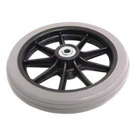 Wheel 6" GROOVED for NOVA 4202C/4203/4207/4208 & Old Style 4202 (Includes Bearings) (Light Grey) - P42052