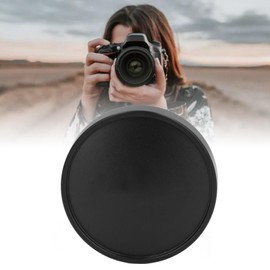 Lens Cap, Professional Lens Metal Front Cap 45mm ID E43 A43 Lens Dustproof Cap for Simmilux M50/1.4 Camera (Black)