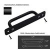 Westablize 12 Pack 5 Inch 128 mm Matte Black Cabinet