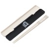 Skater ABC3AG-A Pingu Chopsticks and Case Set, 7.1 inches (18
