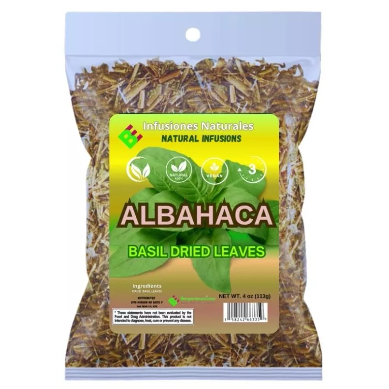 B-Experts Store Albahaca Seca para Té y Condimento (Dried Basil