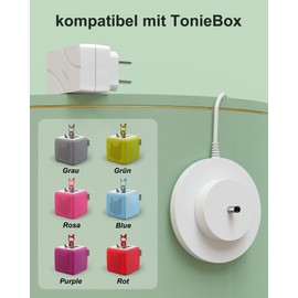 9V Ladekabel Ladegerät Kompatibel mit Toniebox Audio Player Starter Set, für Tonie Box Ladestation Netzkabel