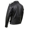 Milwaukee Leather Men's Premium Classic Black Leather Motorcycle MC Style