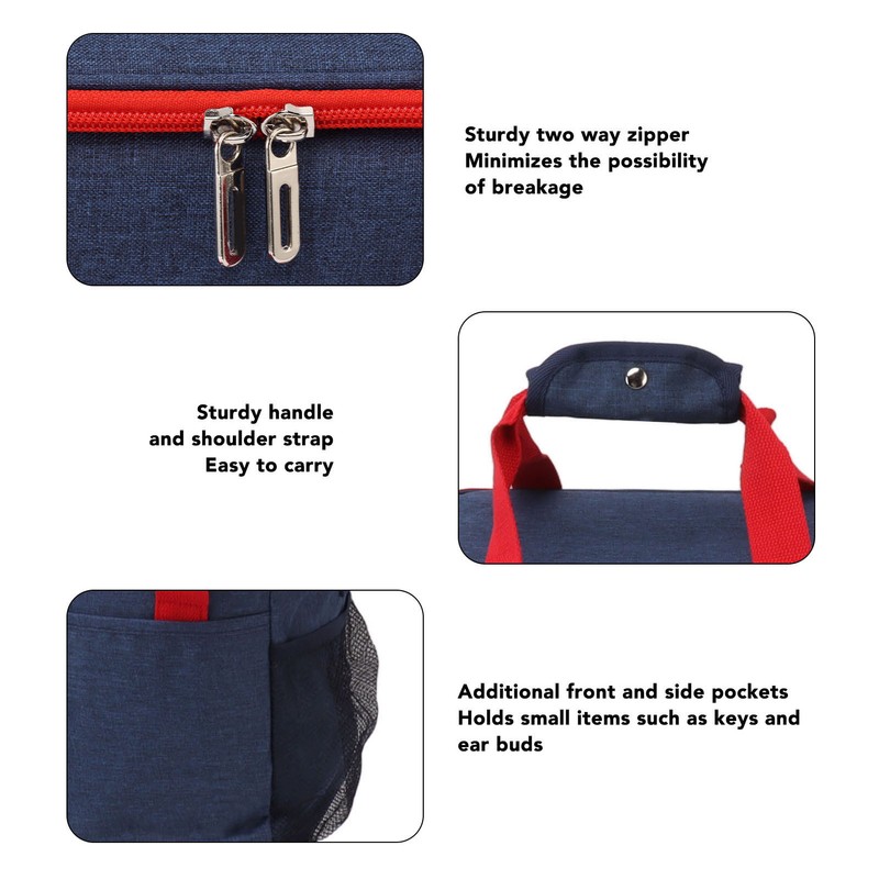 Large Lunch Bag Thickening Waterproof Heat Insulation Leakproof Freezable Cooler