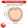 FRESINIDER 7"x7" (Pack of 10) Wound Silicone Sacral Foam Dressing