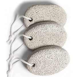 Triko Piedras pomez naturales para belleza y cuidado personal | Set de piedras para cuidado de la piel y removedoras de callos para manos y pies | Accesorios para salud y cuidado personal (3 Piezas)