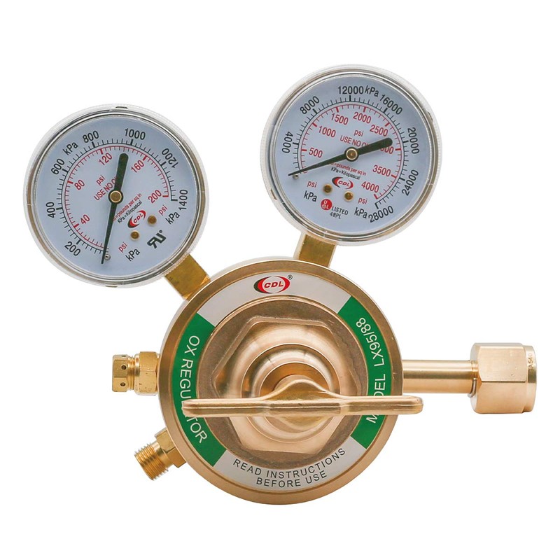 CDL Heavy Duty Oxygen Regulator CGA540,Victor compatible,Large Tank Gauge Cutting