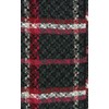 Charter Club Women's Cherry Red Black Fringe Scarf