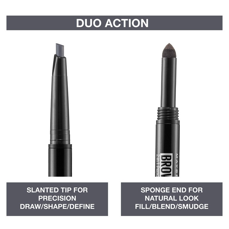 Maybelline New York Natural Brow Duo - Grey