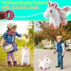 Marsjoy White Running Unicorn Toy Set Singing Dancing Electronic Plush