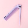 Sanrio Kuromi Foldable Tail Comb - Purple 4ea