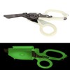 Emergency Response Shears with Glass Breaker Stainless Steel Plastic Luminous