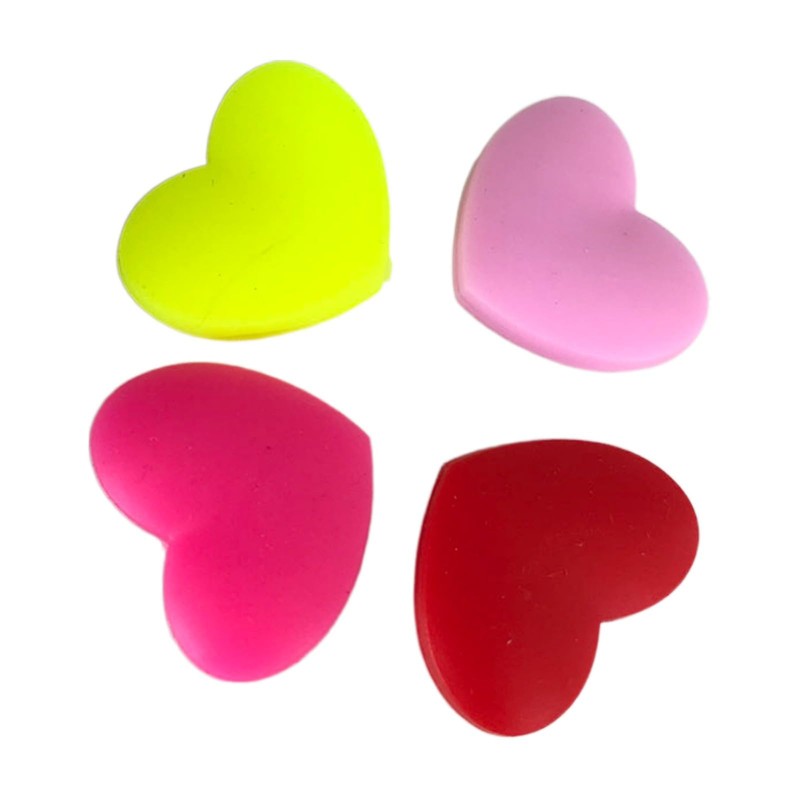 VANTOBEST 4Pcs Tennis Vibration Dampener Heart Silicone Racket Shock Absorber