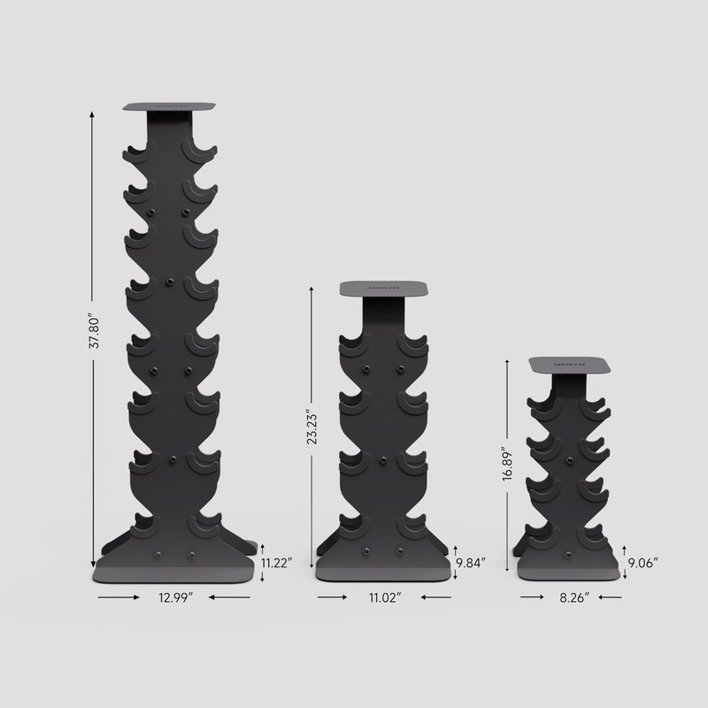 WeGym Dumbbell Racks, Space Saving Solution, Sturdy Cast Iron, Home