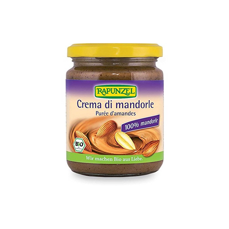 Rapunzel, Crema di mandorle bio, 250g