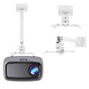iSinbox Project Mount, Mini Projector Stand White Universal Ceiling Mount