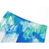 Beezizac Little Big Boys Pajamas Tie Dye Blue & Green