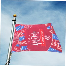 GANAZONO 2pcs Double-Sided Independence Day Garden Flag American Flag Decor for July Celebration for Porch and Outdoor Festivities