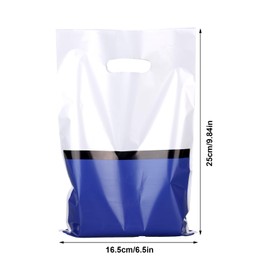 SAVITA 50pcs Party Gift Bags, 9.84x6.5in Purple & White Cartoon Theme Goodie Bags for Kids Birthday Candy Treats & Party Favour