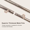 Stainless Steel Canopy Bed Frame Twin Size, Sturdy Post Poles