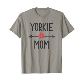 Yorkie Mom Yorkshire Terrier Dog Lovers Gift Women Yorkie T-Shirt