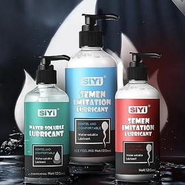 Lubricante Imitacion Semen Base Agua Thermico Frio 120ml SiYi