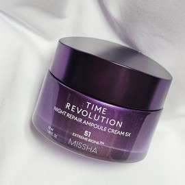 MISSHA Time Revolution Night Repair Ampoule Cream 5X 50ml 1 unit / MISSHA 타임 레볼루션 나이트 리페어 앰플 크림 5X 50ml 1개