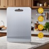 Titanium Cutting Board, Double Sided Titanium Cutting Board for Kitchen,