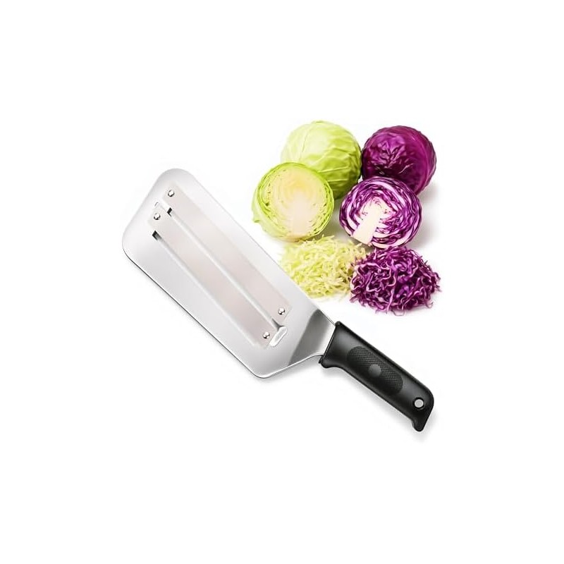 Cortador de repollo,con mango de agarre cómodo Cuchilla de acero