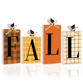 Fall Decorations for Home Fall Thanksgiving Decor Autumn Pumpkin Decor for Harvest Party Farmhouse Autumn Thankful Wooden Decorations for Mantel