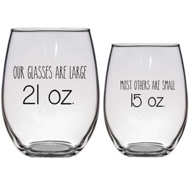 Talk Birdie To Me - Funny Golf Gift - Premium 21oz Stemless Wine Glass - Golfing Dad, Uncle, Husband, Grandpa, Boss, Brother