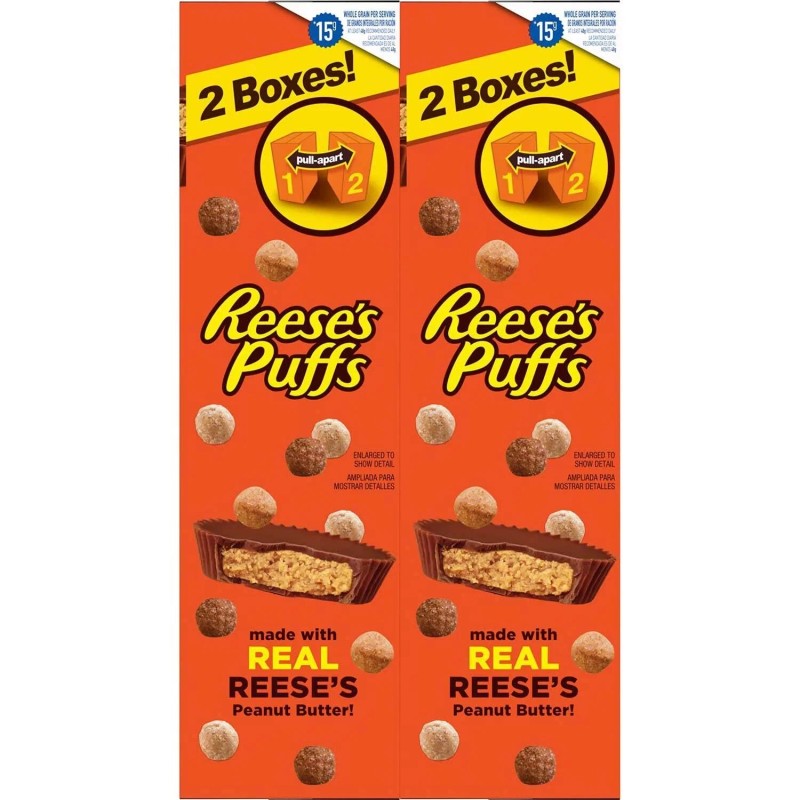 General Mills Reese's Puffs Peanut Butter Chocolate Cereal (51.4 Ounce)