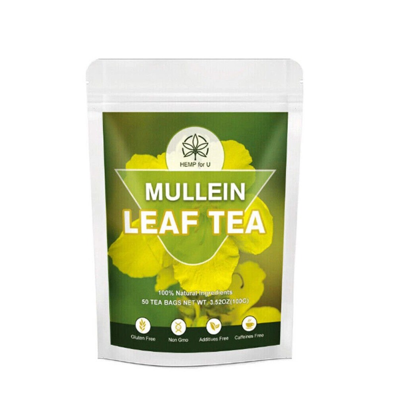 Hemp for U (2 Pack) HFU Natural Mullein Leaf Tea,