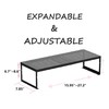 Asiingkel Stackable Expandable Metal Shelf Organizer - Adjustable Wire Storage