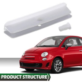 GRAND ORANGE Window Regulator Clip Compatible with Fiat 500 2012-2019 Door Window Glass Run Channel Track Repair Guide Clip Driver or Passenger Side 2552-2015L 4816692AC