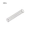 TOP-VIGOR 30Pcs Compression Spring, 5mm OD,0.5mm Wire Size,30mm Free Length