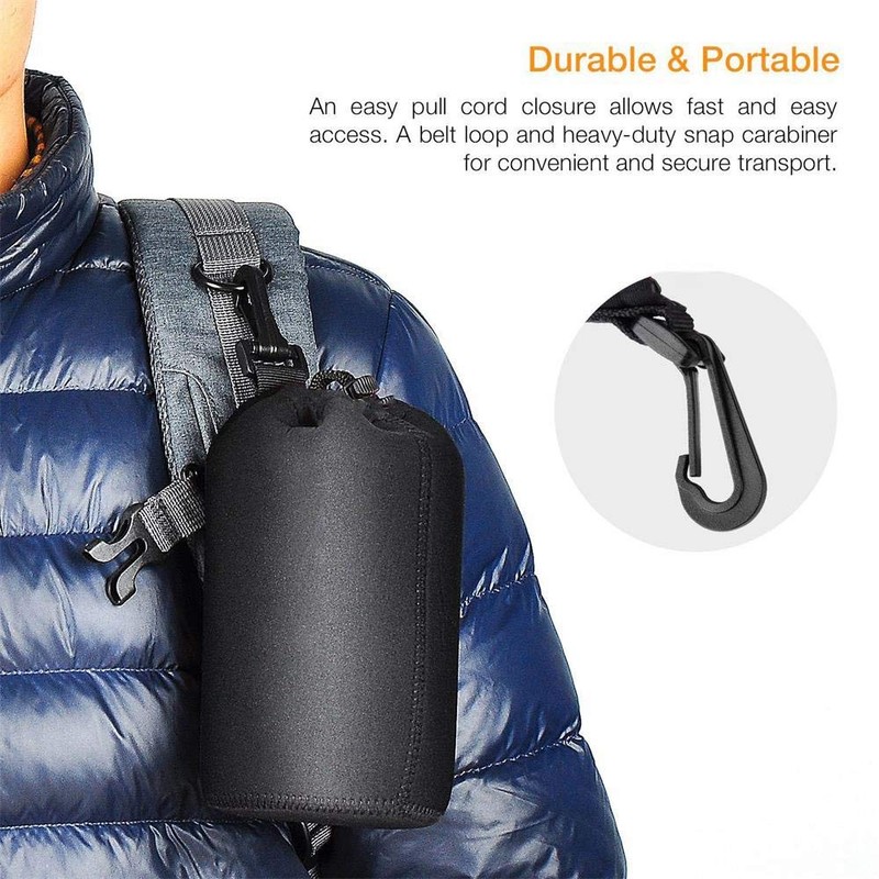 Peakloong 4PCS Camera Case Lens Pouch Set Lens Case Small
