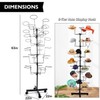 uyoyous 6-Tier Hats Display Rack Rotating Retail Hat Rack Stand